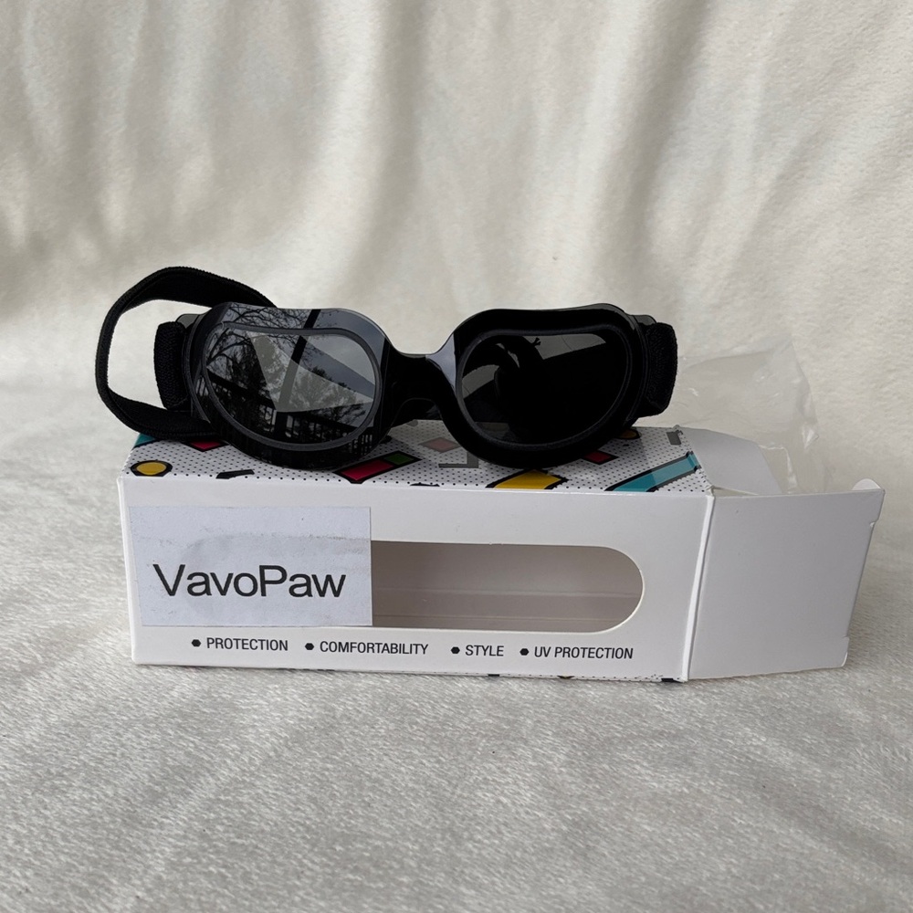 VavoPaw Black Dog Goggles